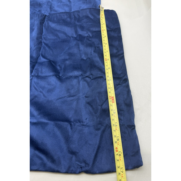 2 Pack Velvet Throw Pillow Covers 17" x 17" Navy Blue Pillow Cases New NO-Tag... - Picture 6 of 8